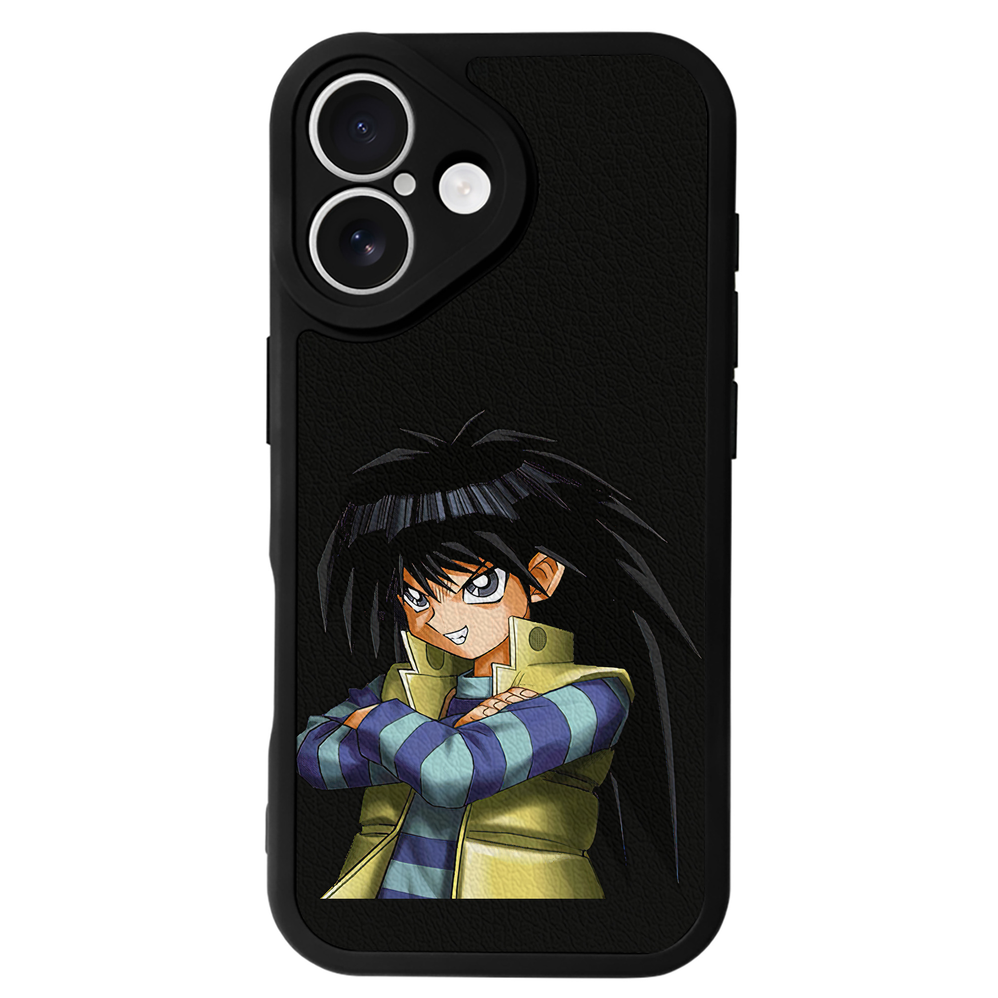 遊☆戯☆王 Yu-Gi-Oh! 【iPhone 16シリーズ対応】シリコンスマホケース（レザー調） 材質：シリコン